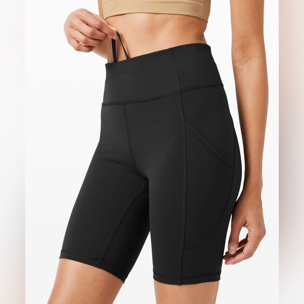 Lululemon Black Invigorate HR Shorts